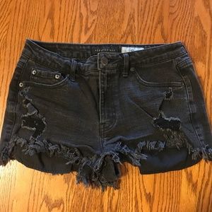 Aeropostale High Waisted Shorty - Black